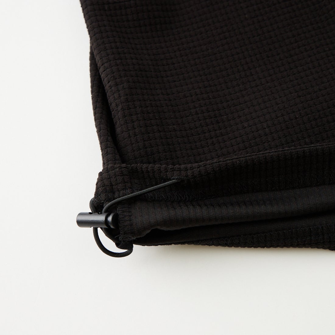HELLO CALIF [ハローカリフ] ワッフルドロストTシャツ [351080IN] BLACK