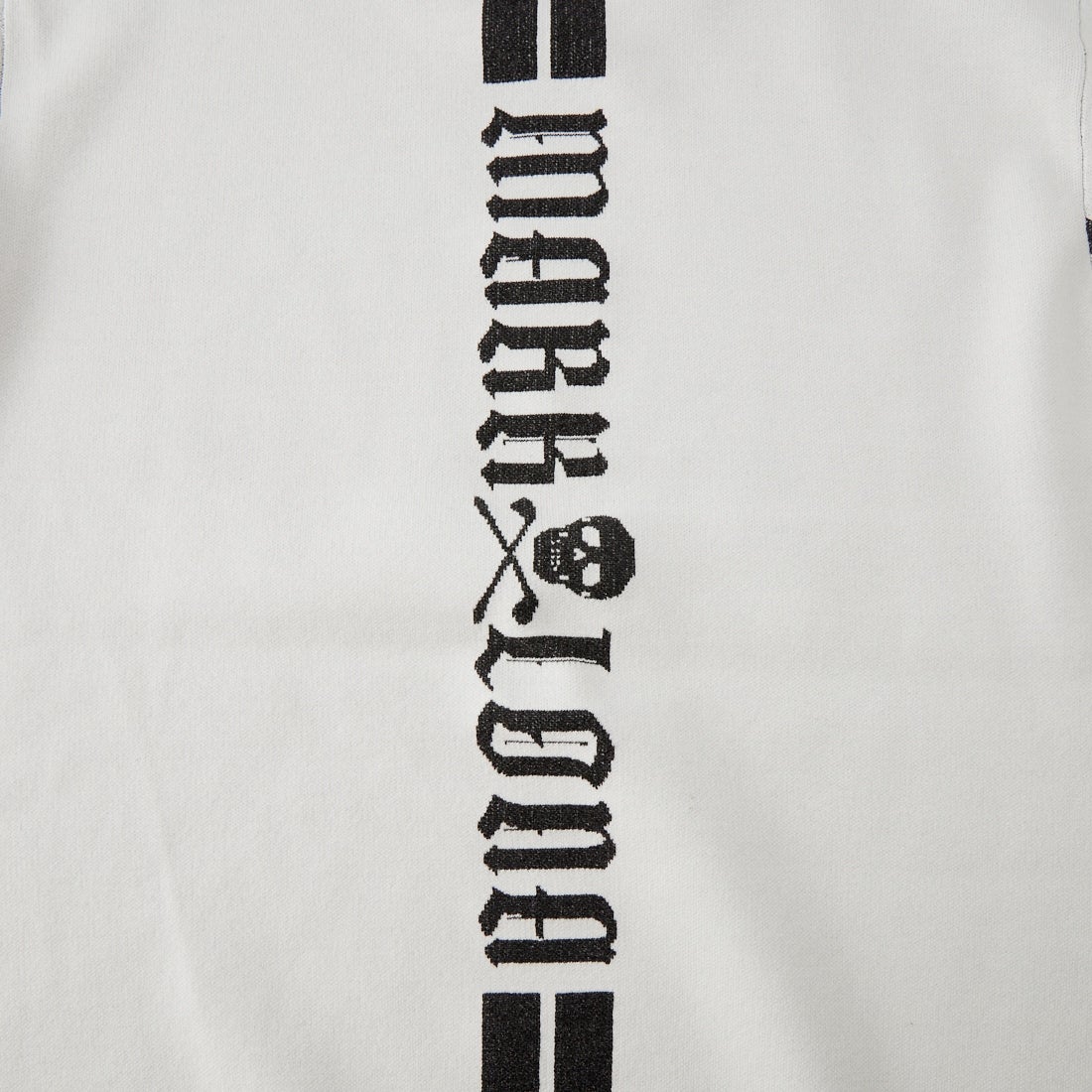MARK & LONA [マークアンドロナ] フラクチャー シマークルーネックニット [MLM-26C-AB04] WHITE