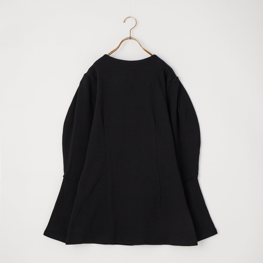 null. [ヌル] ロングスウェットカーディガン [153WCT264015] BLK