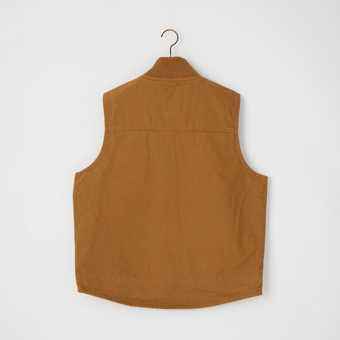 Corner Stone [コーナーストーン] ウォッシュド ダッククロスベスト [DUCK-CLOTH-VEST] DUCK BROWN