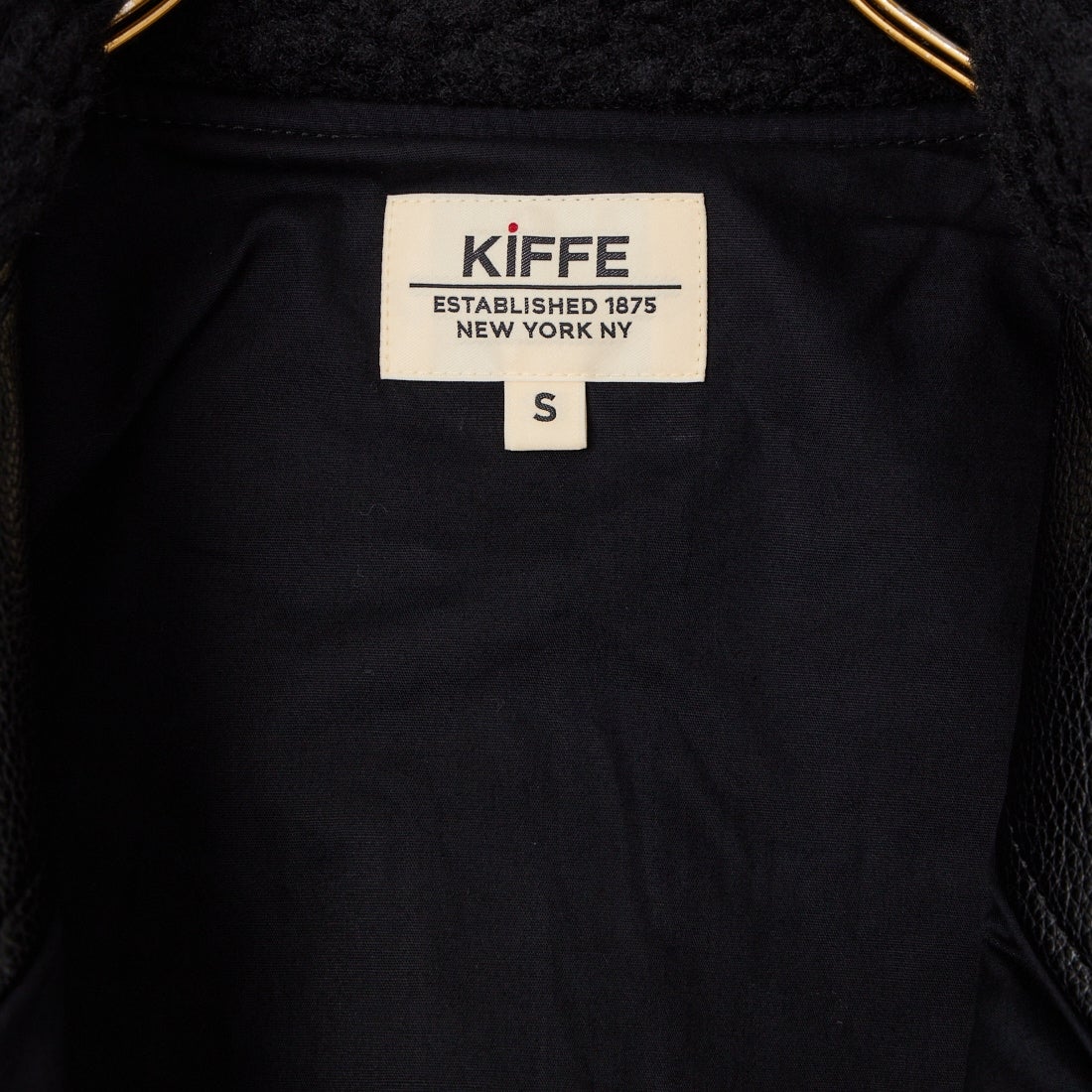 KIFFE [キッフェ] 別注 B-10 フェイクレザーフライトジャケット [KF262LE00130-JF] BLACK