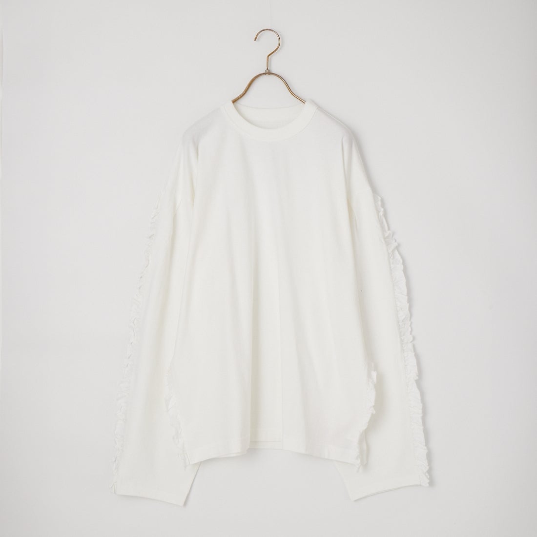 HOLIDAY [ホリデイ] ラッフルフリル ロングスリーブトップス [26101105] WHITE
