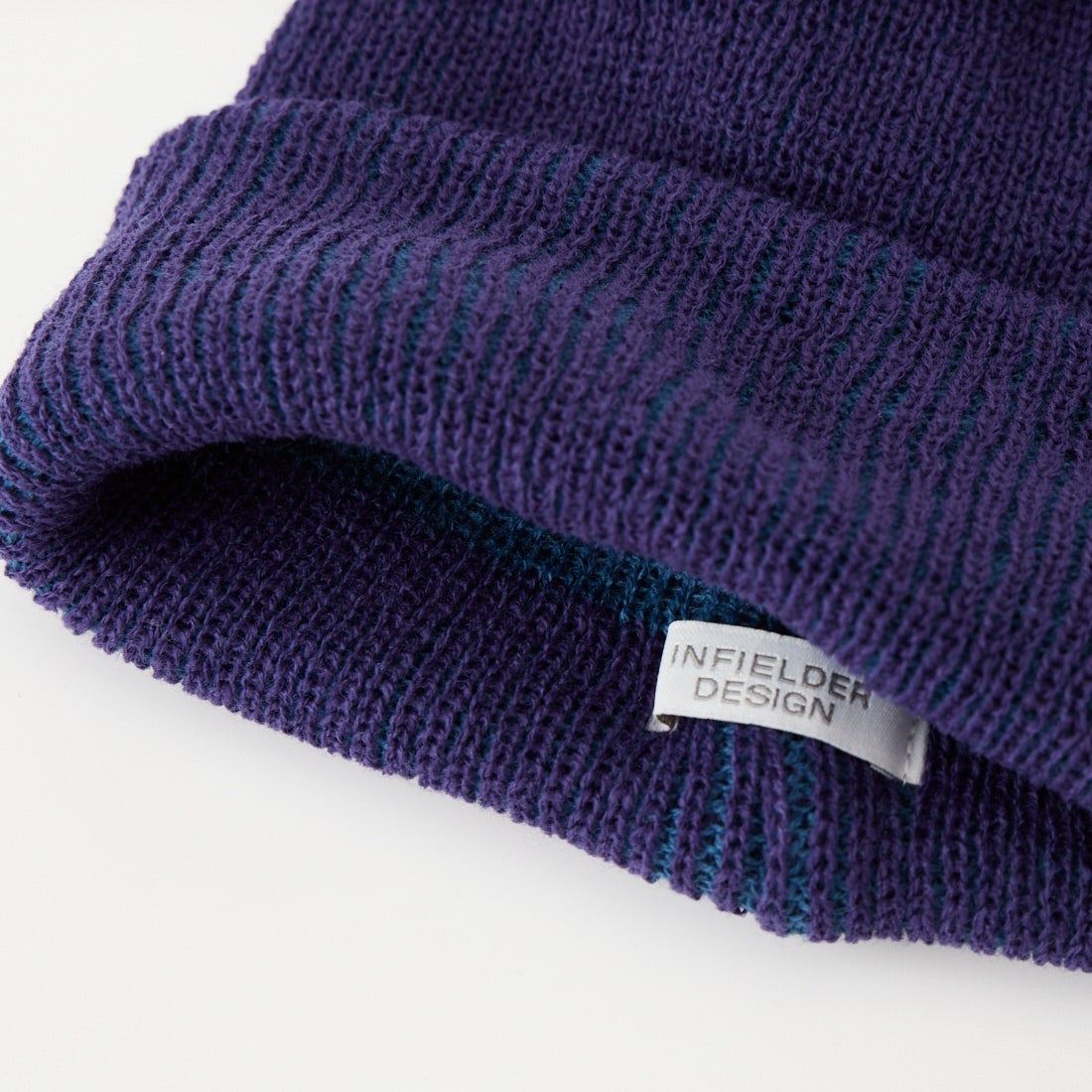INFIELDER DESIGN [インフィールダーデザイン] ストライプビーニー [C-608] PURPLE