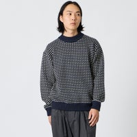 90 NVY/NAT&&モデル身長：175cm 着用サイズ：M&&