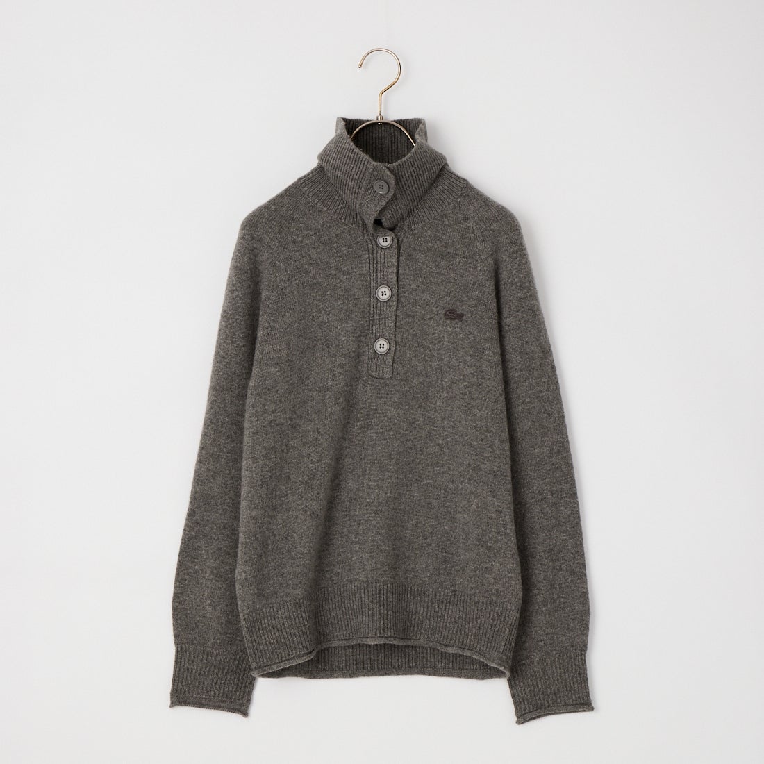 LACOSTE [ラコステ] 3Dニッティングハーフボタンハイネックセーター [AF4010] 050 PITCH