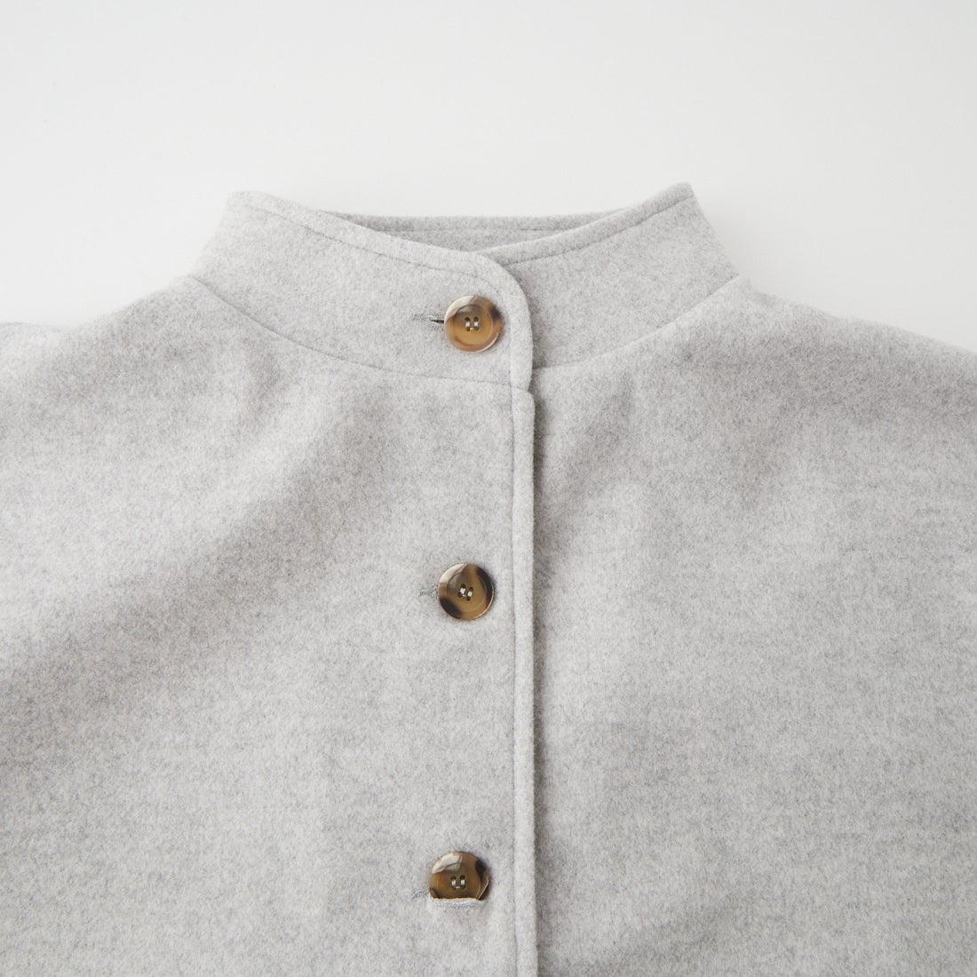 Kelen [ケレン] TOPE モックネックAラインミドルジャケット [LKL26FJK2095] LT.GRAY
