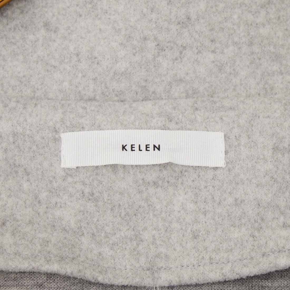 Kelen [ケレン] TOPE モックネックAラインミドルジャケット [LKL26FJK2095] LT.GRAY