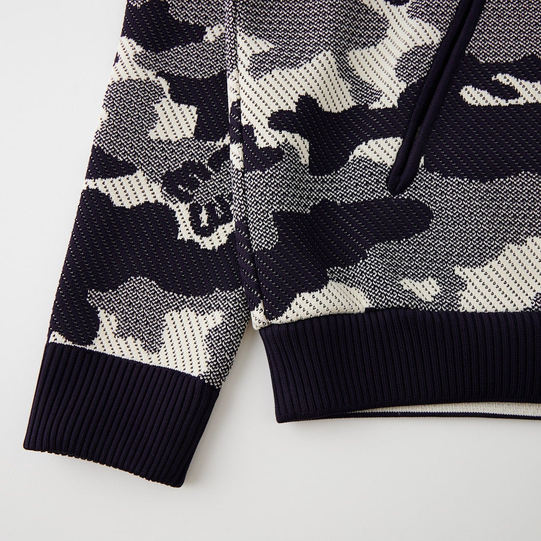 MARK & LONA [マークアンドロナ] カモフラージュスカル ジャカードフーディー [MLM-26C-AB01] NAVY