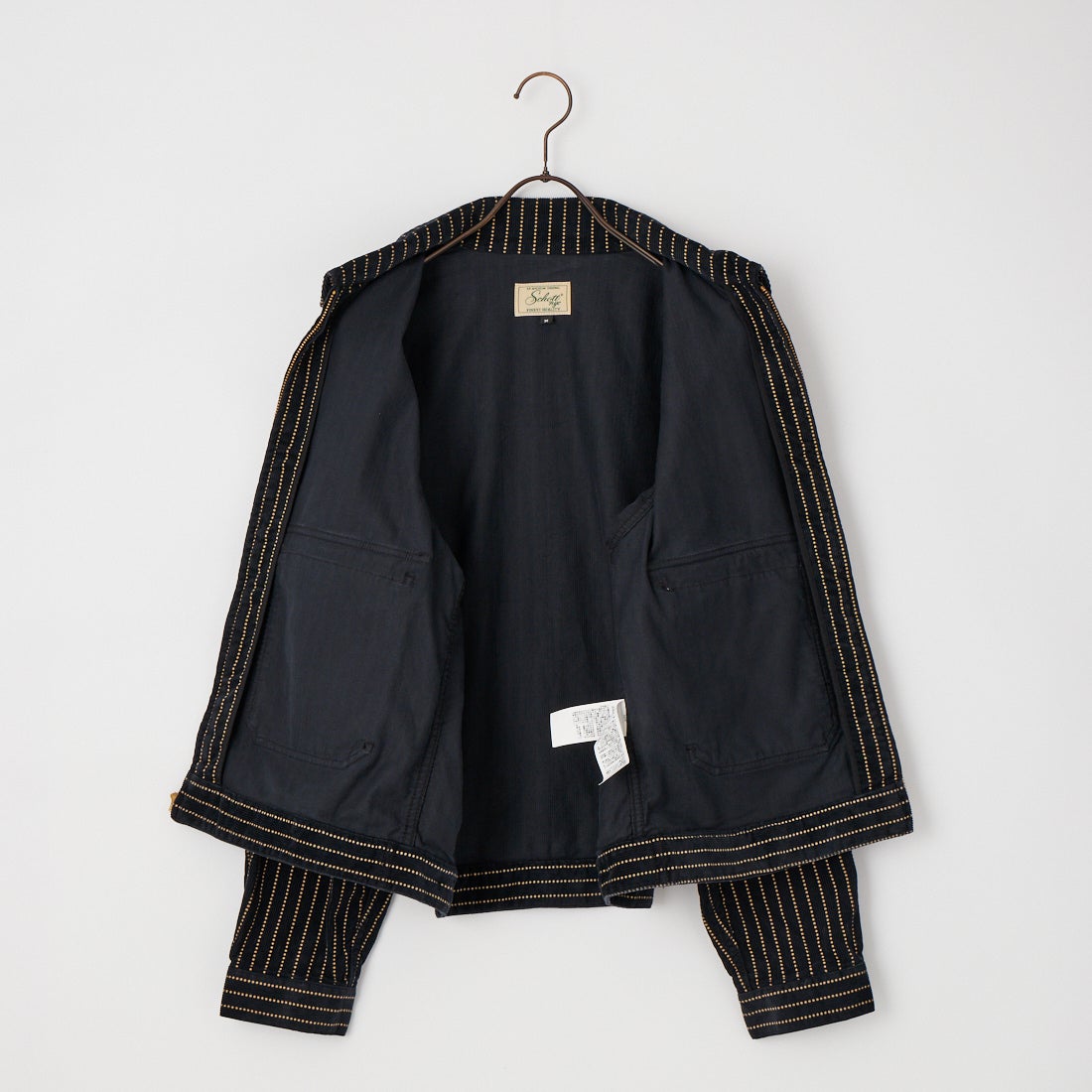 Schott [ショット] インディゴコーデュロイ ジャケット [7826252016] 010 BLACK