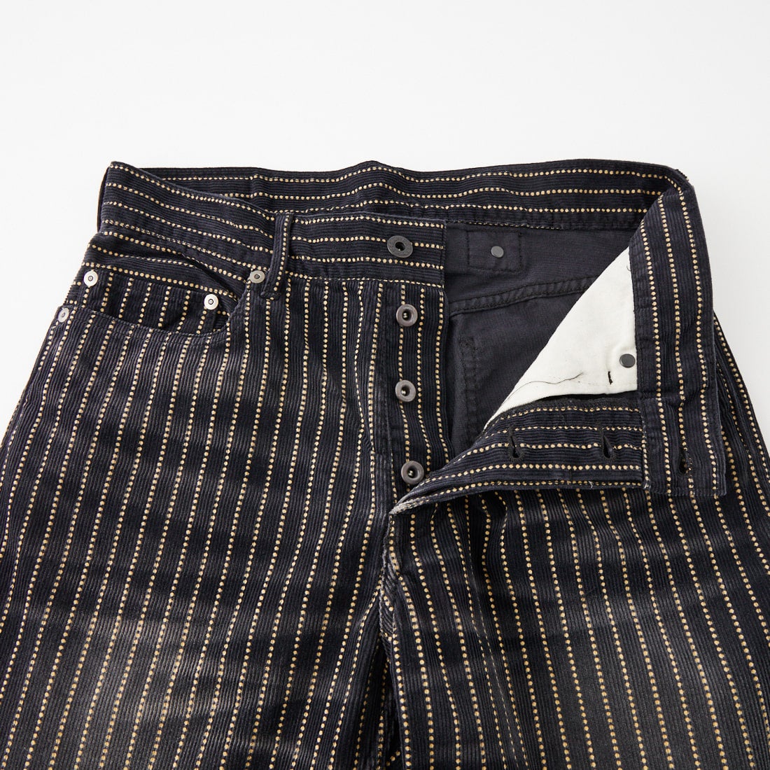 Schott [ショット] インディゴ コーデュロイ パンツ [7826210007] 010 BLACK