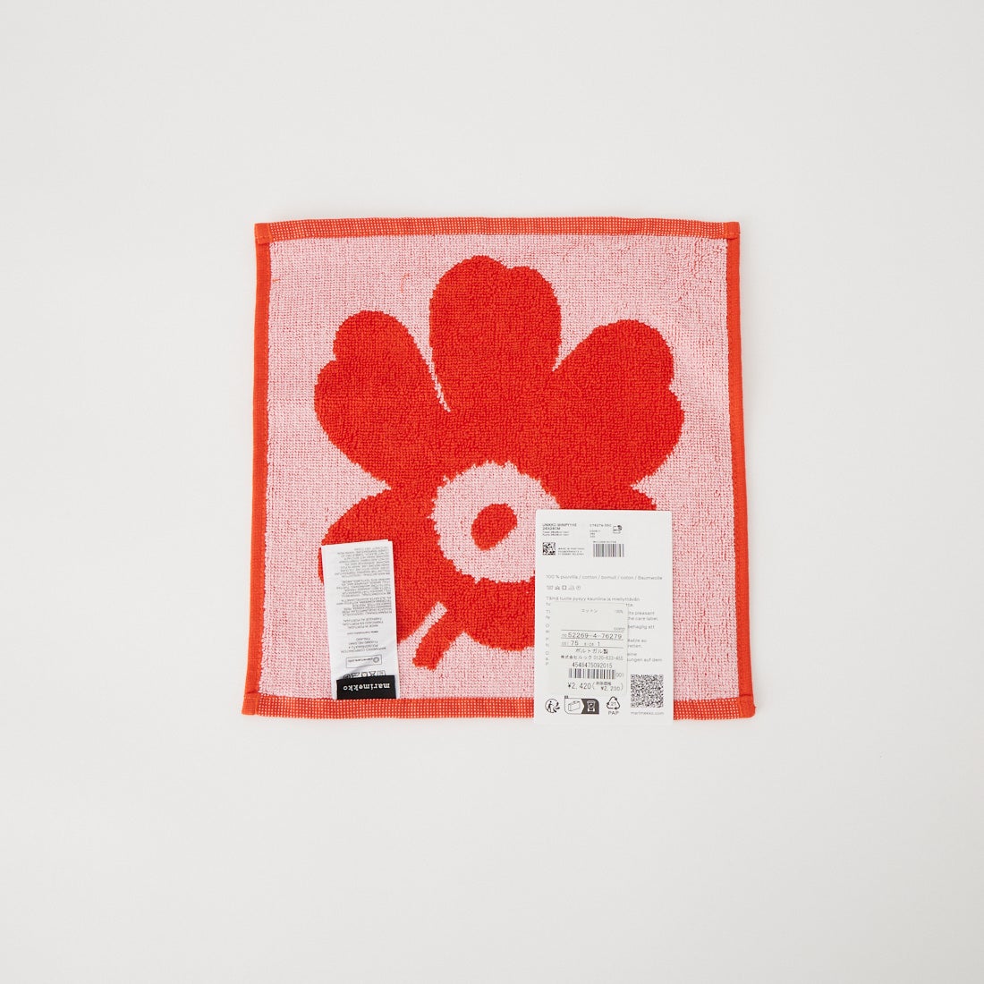 marimekko [マリメッコ] 日本限定 Unikko ミニタオル [52269-4-76279] 75 ﾚｯﾄﾞ