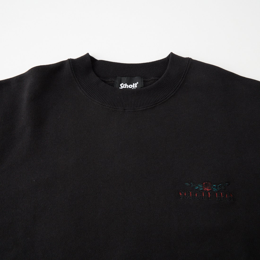 Schott [ショット] クルースウェット シェイクハンドホース [7826232004] 010 BLACK