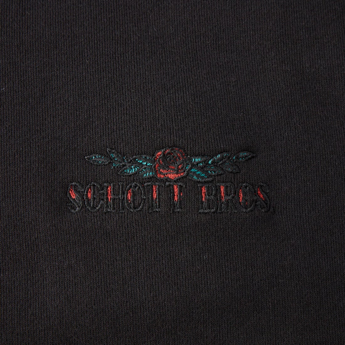 Schott [ショット] クルースウェット シェイクハンドホース [7826232004] 010 BLACK