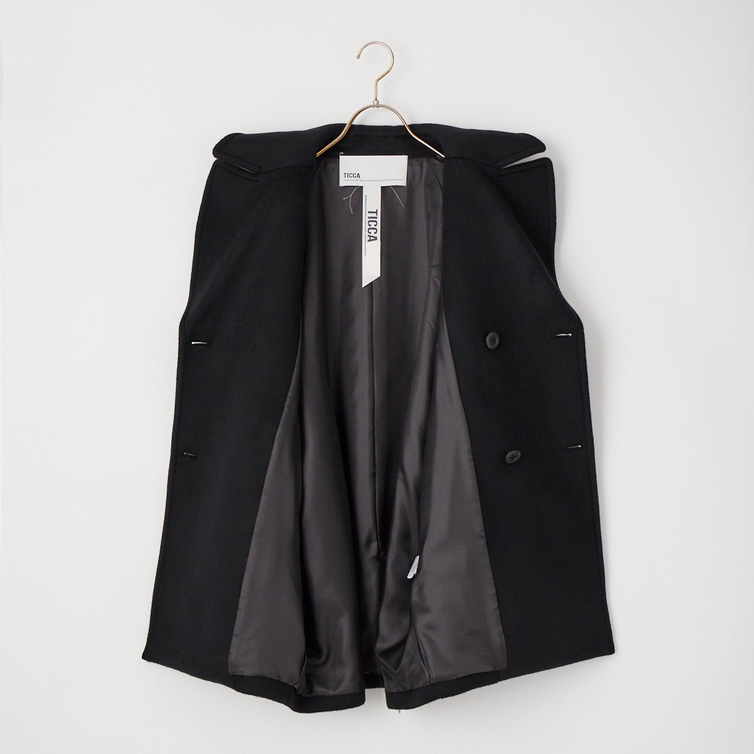 TICCA [ティッカ] ピーコート [TBFA-202] BLACK