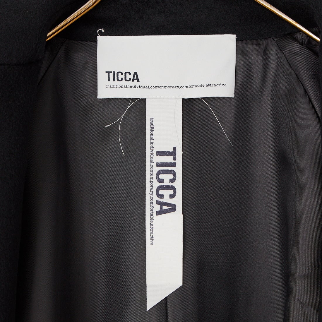 TICCA [ティッカ] ピーコート [TBFA-202] BLACK