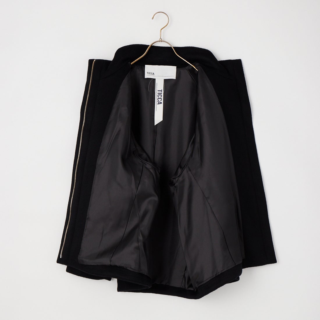 TICCA [ティッカ] スタンドネックブルゾン [TBFA-206] BLACK