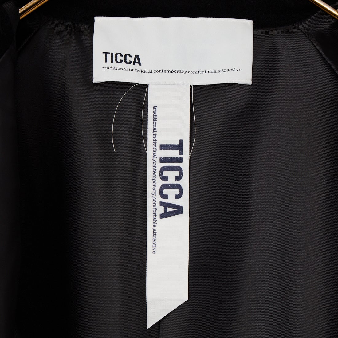 TICCA [ティッカ] スタンドネックブルゾン [TBFA-206] BLACK