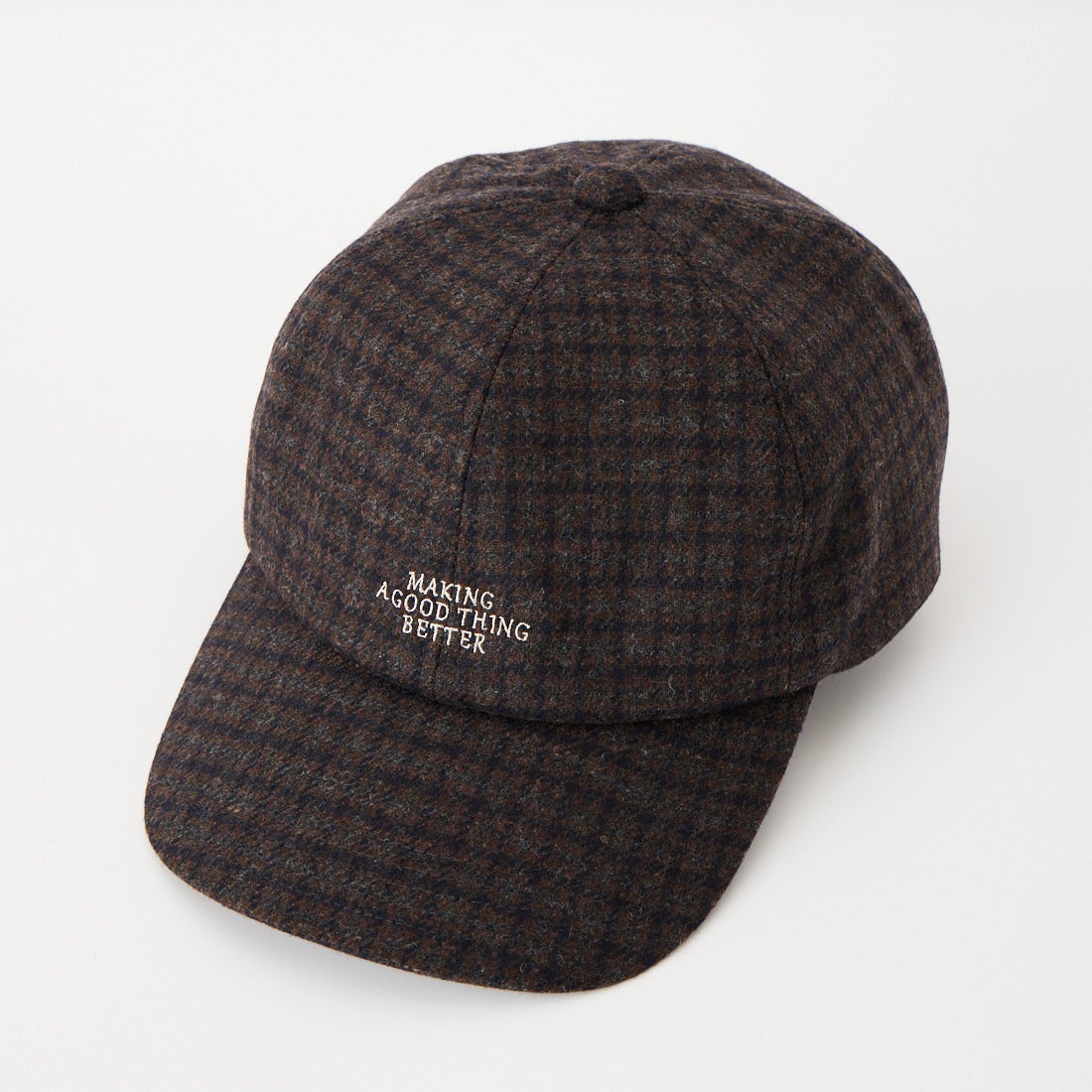 NINE TAILOR [ナインテイラー] Newton キャップ [N-1700] BRN CHK