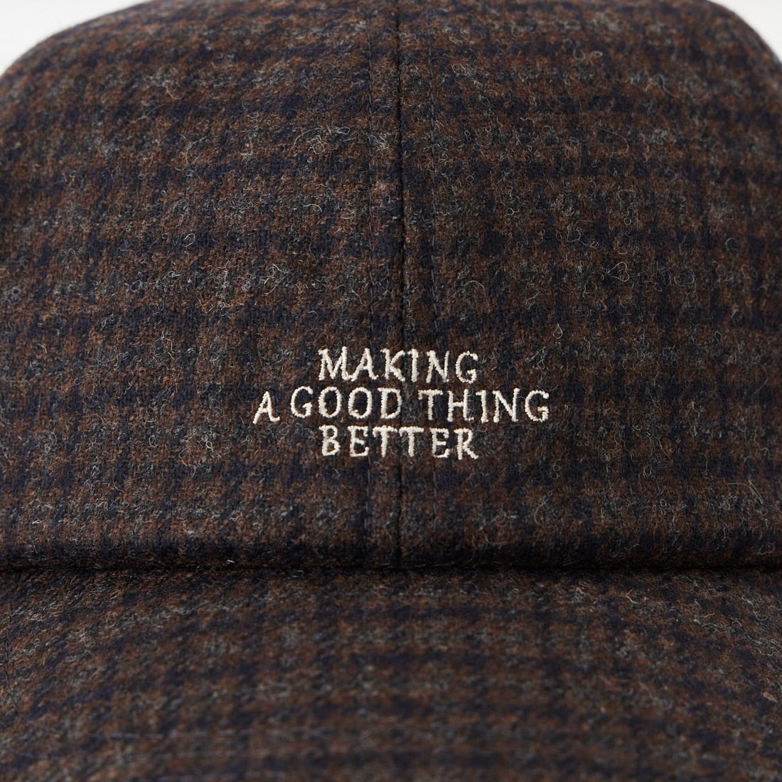 NINE TAILOR [ナインテイラー] Newton キャップ [N-1700] BRN CHK