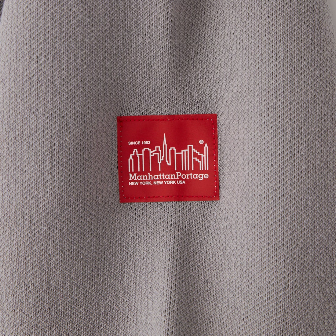 MANHATTAN PORTAGE [マンハッタンポーテージ] 別注 手描き風 バックデザインジャガードニット [26FWMP-IN93-JF] L.GRAY/PPL