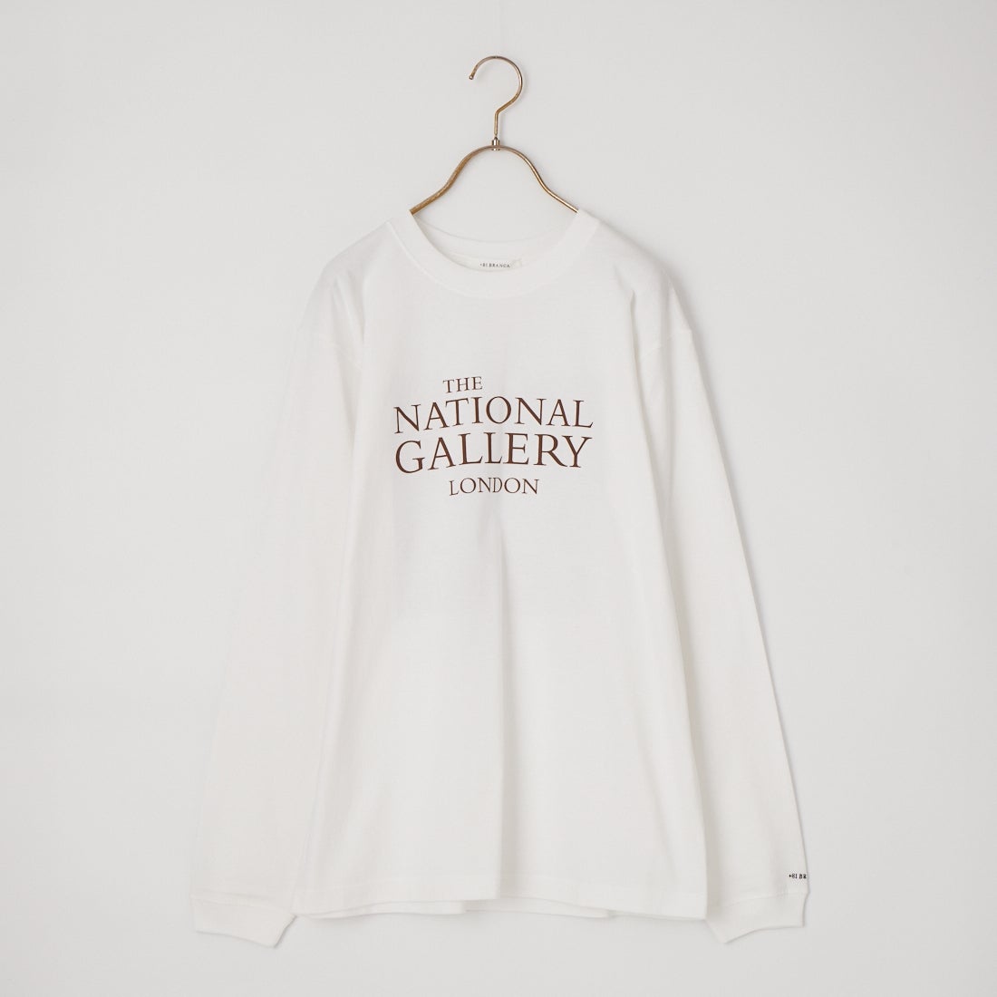+81 BRANCA [ハチイチブランカ] THE NATIONAL GALLERY ロングスリーブTシャツ [81B-26AW-CS10] WHITE