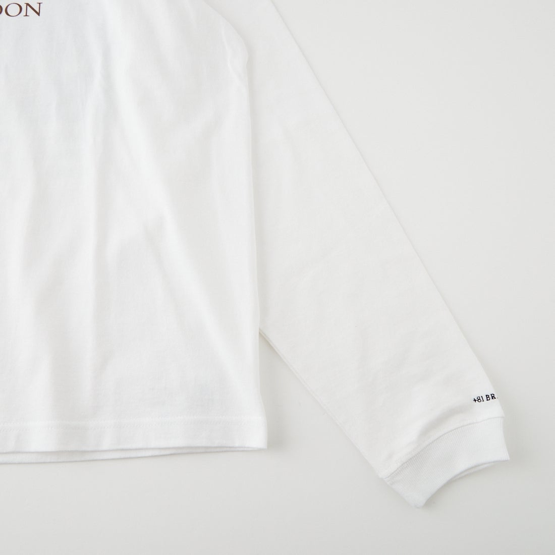 +81 BRANCA [ハチイチブランカ] THE NATIONAL GALLERY ロングスリーブTシャツ [81B-26AW-CS10] WHITE