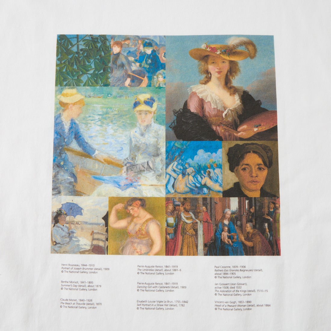 +81 BRANCA [ハチイチブランカ] THE NATIONAL GALLERY ロングスリーブTシャツ [81B-26AW-CS10] WHITE