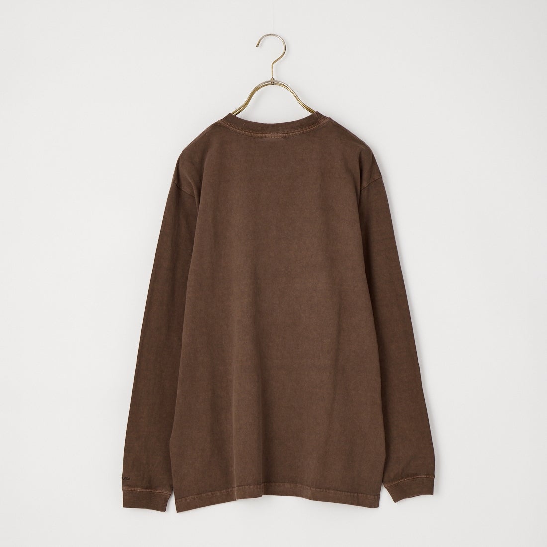 +81 BRANCA [ハチイチブランカ] THE NATIONAL GALLERY ロングスリーブTシャツ [81B-26AW-CS14] BROWN