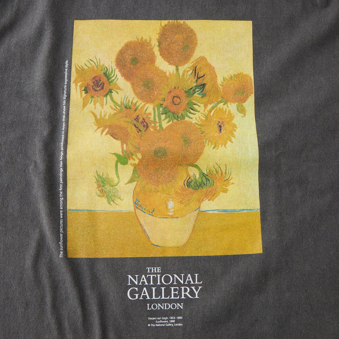 +81 BRANCA [ハチイチブランカ] THE NATIONAL GALLERY ロングスリーブTシャツ [81B-26AW-CS16] CHARCOAL