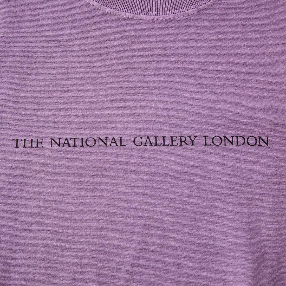 +81 BRANCA [ハチイチブランカ] THE NATIONAL GALLERY ロングスリーブTシャツ [81B-26AW-CS19] LAVENDER