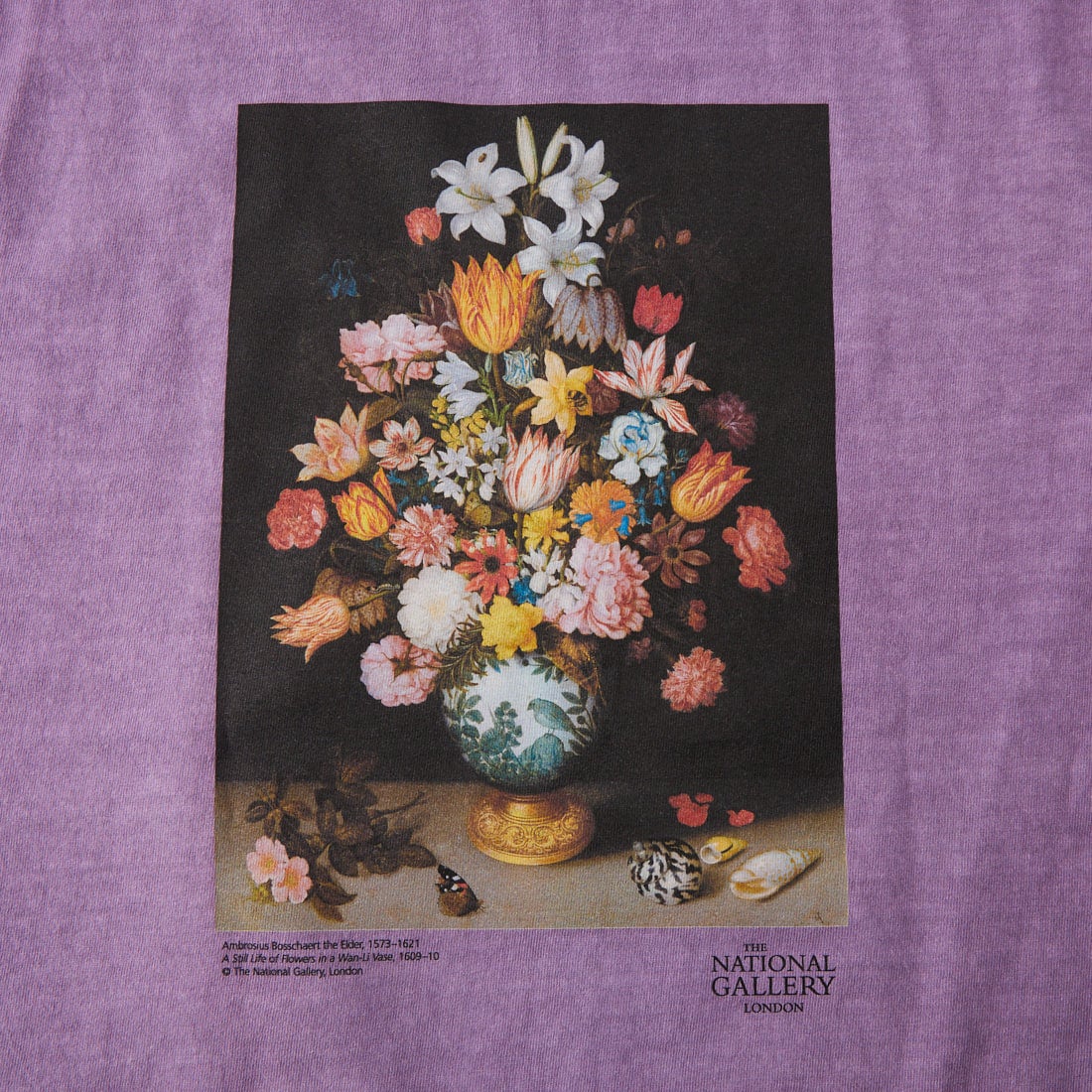+81 BRANCA [ハチイチブランカ] THE NATIONAL GALLERY ロングスリーブTシャツ [81B-26AW-CS19] LAVENDER