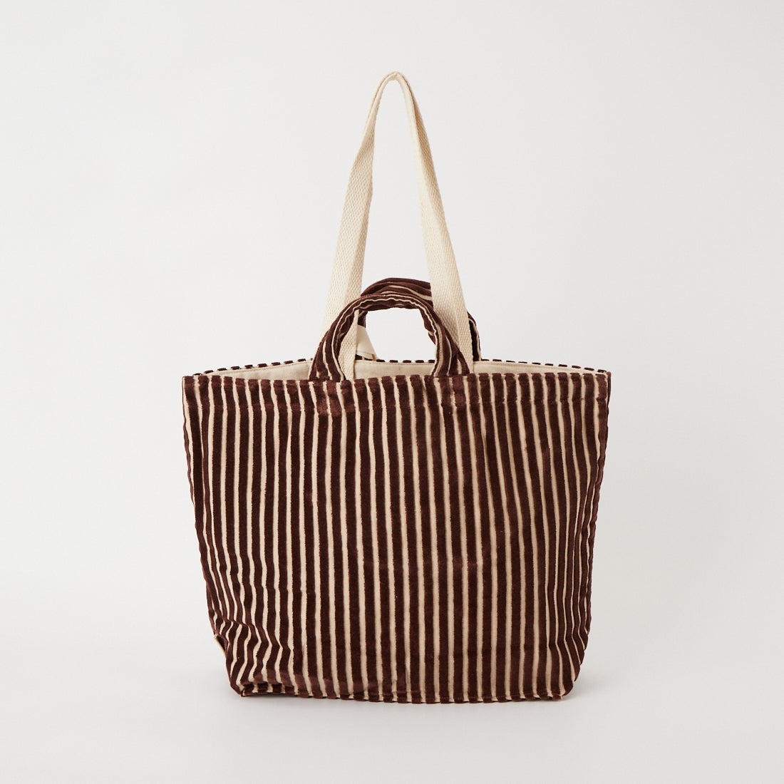 beej [ビージ] パイルストライプバッグ [26FW-PWMI-IT007] D.BROWN