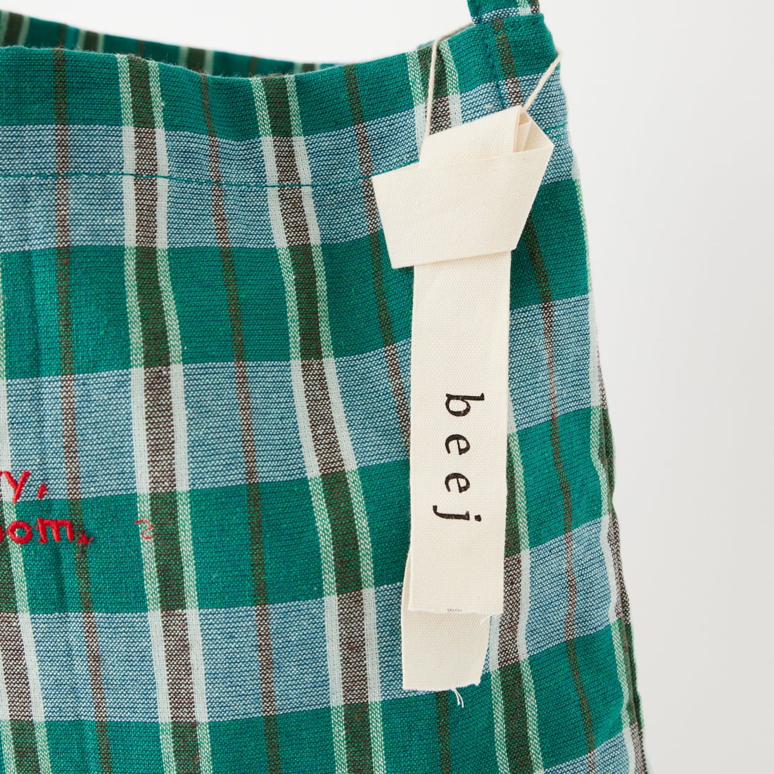 beej [ビージ] チェックウーブン ワンショルダーバッグ [26FW-PWMI-IT016] BLUE