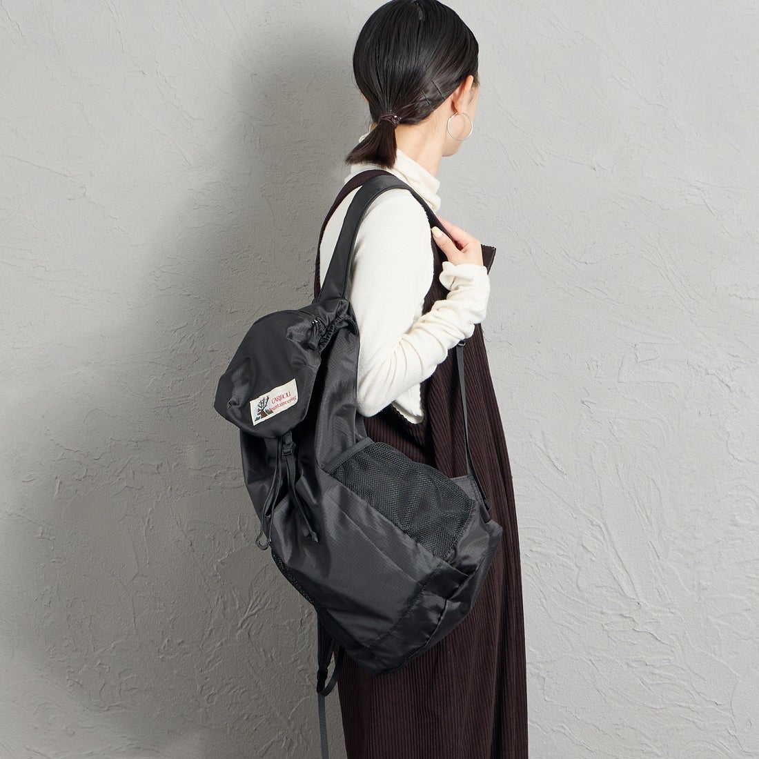CARIBOU Mountaineering [カリブーマウンテニアリング] 別注 ポケッタブルライトウエイト バックパック [CB24-AC-IN6-JF] BLACK