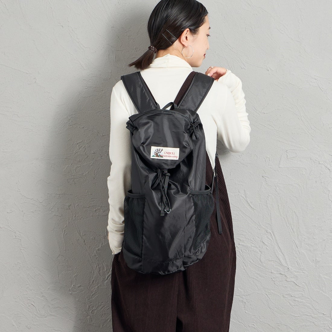 CARIBOU Mountaineering [カリブーマウンテニアリング] 別注 ポケッタブルライトウエイト バックパック [CB24-AC-IN6-JF] BLACK