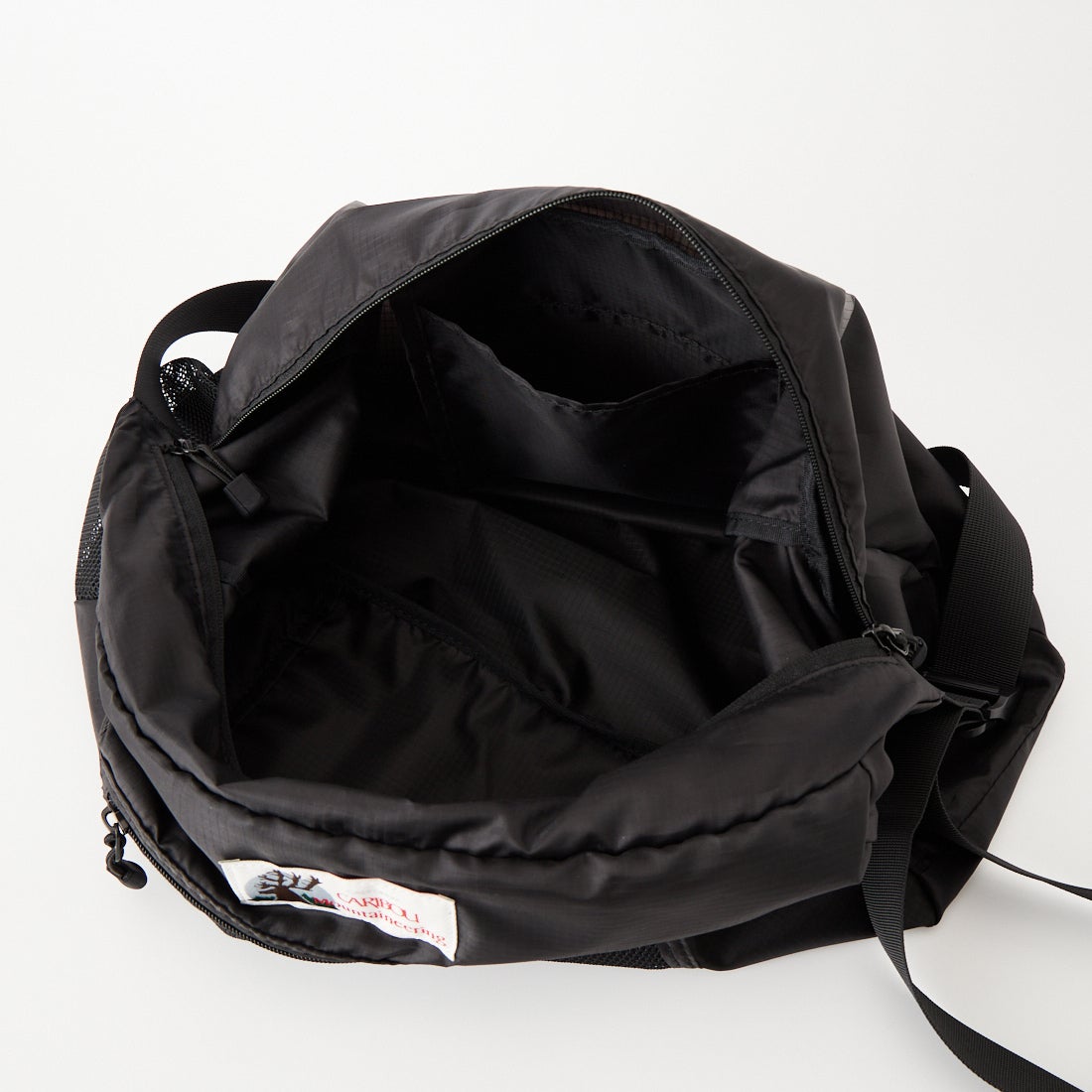 CARIBOU Mountaineering [カリブーマウンテニアリング] 別注 ポケッタブルライトウエイト ショルダーバッグ [CB23-AC-IN6-JF] BLACK