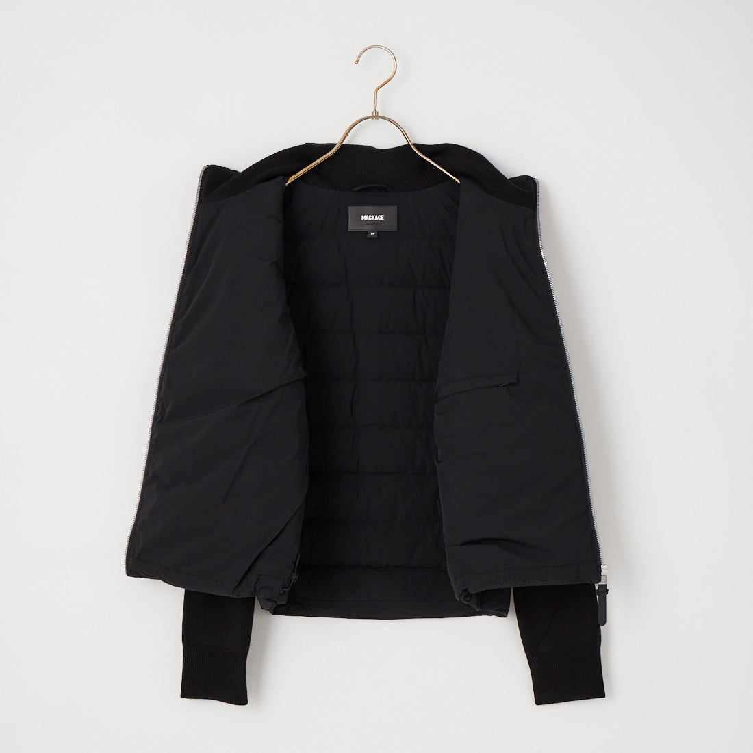 MACKAGE [マッカージュ] GRETEL ハイブリッドダウンジャケット [11962219] BLACK