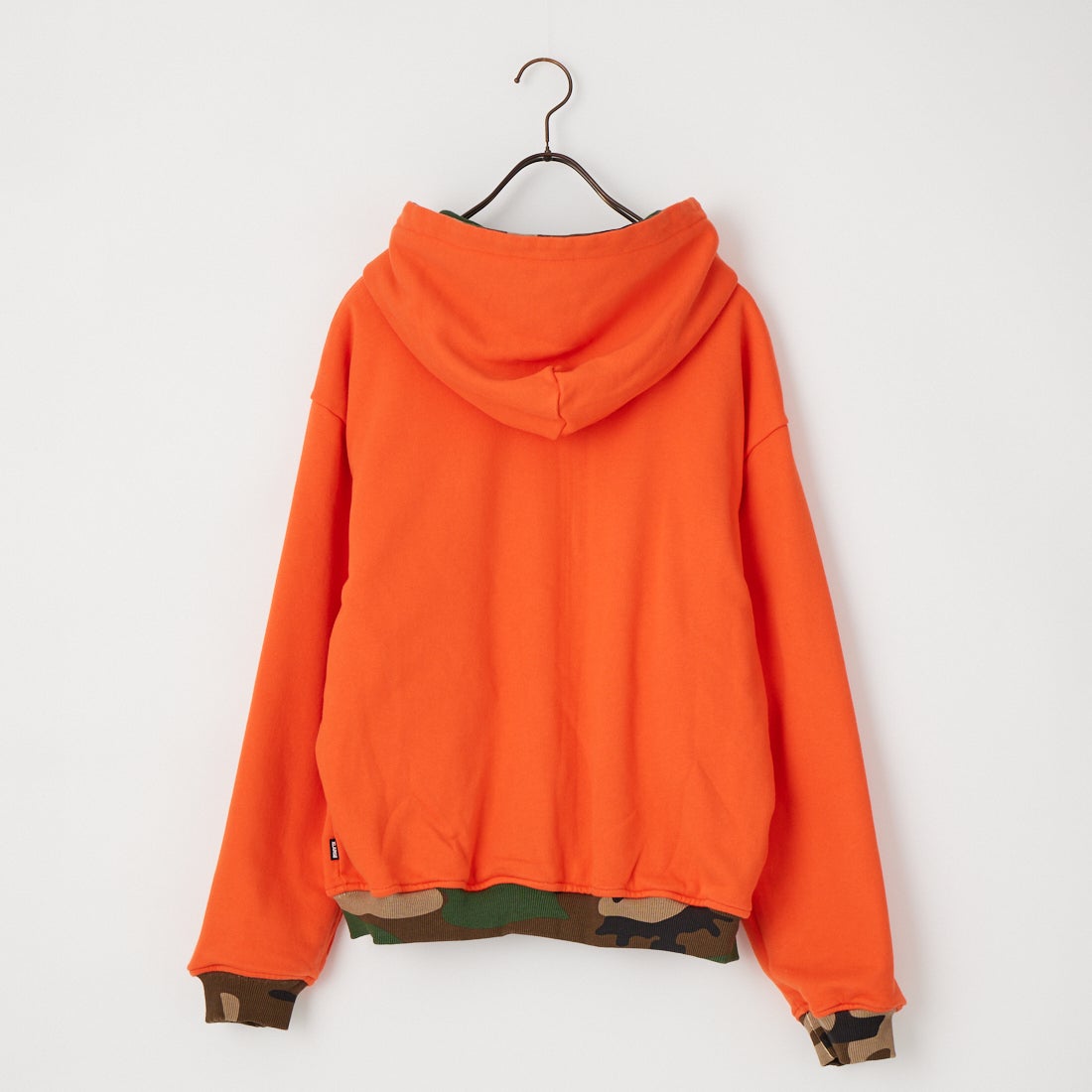 XLARGE [エクストララージ] リバーシブル カモ ジップパーカー [101264012004] ORANGE