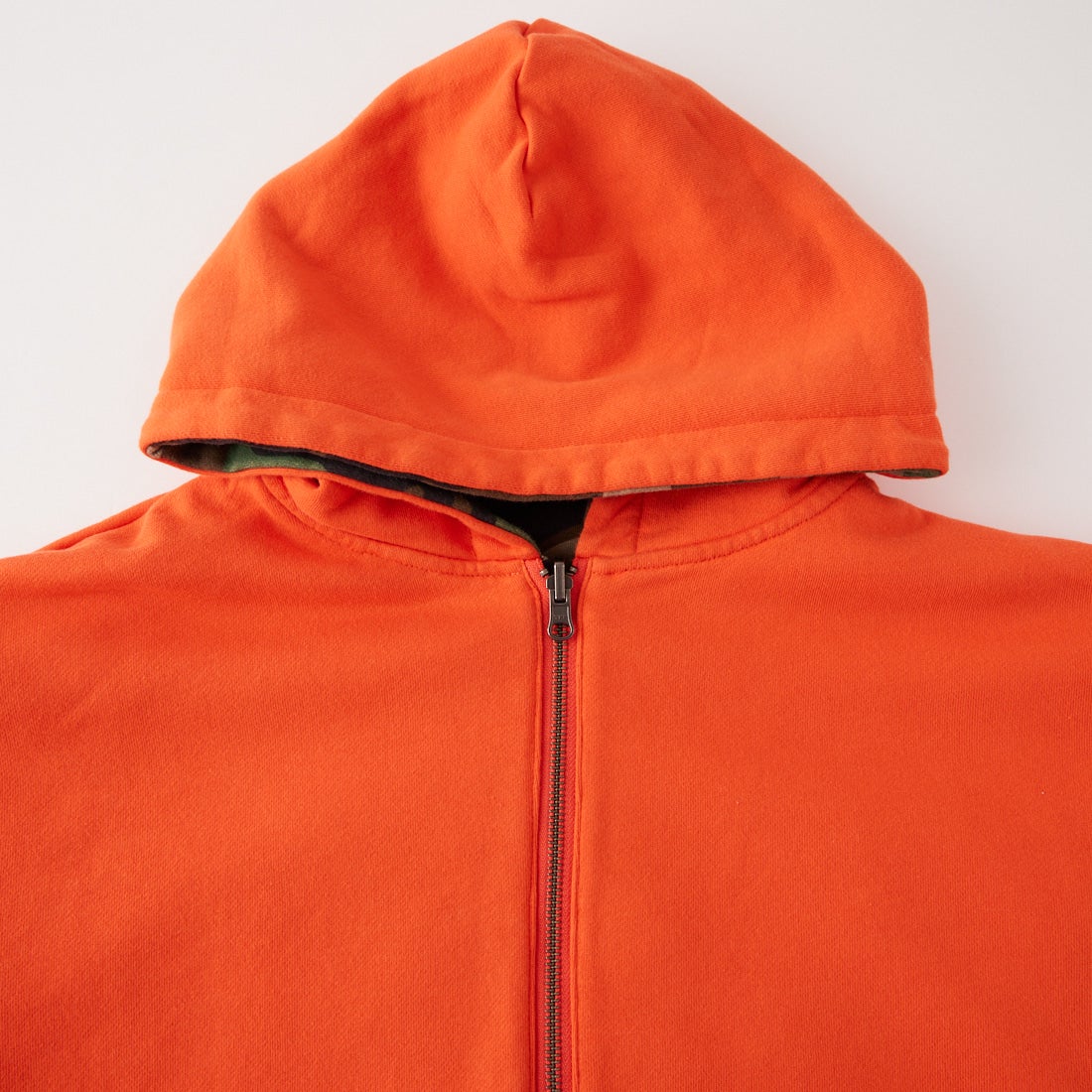 XLARGE [エクストララージ] リバーシブル カモ ジップパーカー [101264012004] ORANGE