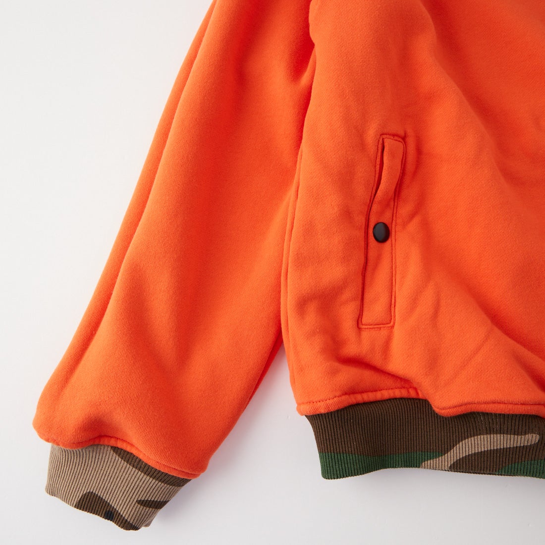XLARGE [エクストララージ] リバーシブル カモ ジップパーカー [101264012004] ORANGE