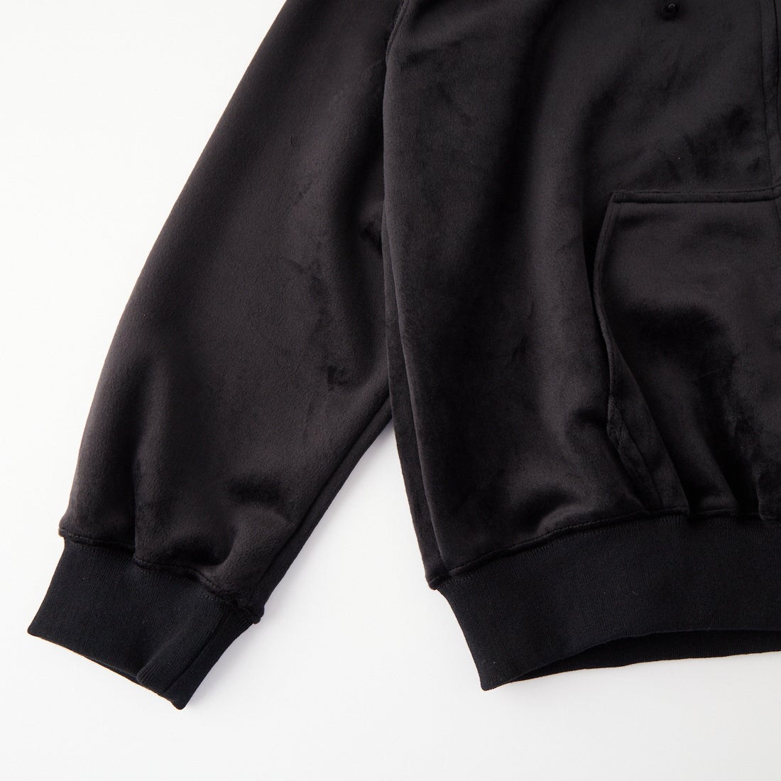 XLARGE [エクストララージ] タギングロゴ ベロアジップパーカー [101263012015] BLACK