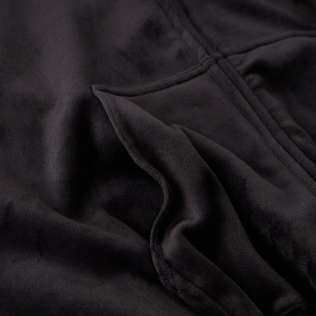 XLARGE [エクストララージ] タギングロゴ ベロアジップパーカー [101263012015] BLACK