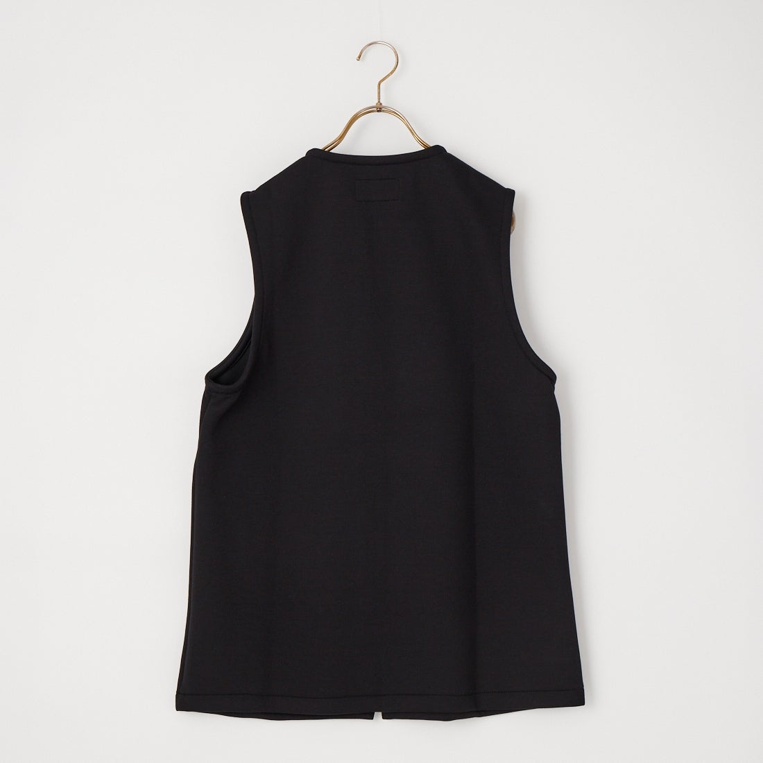 Commencement [コメンスメント] MOCHI ロングベスト [C-347] BLACK