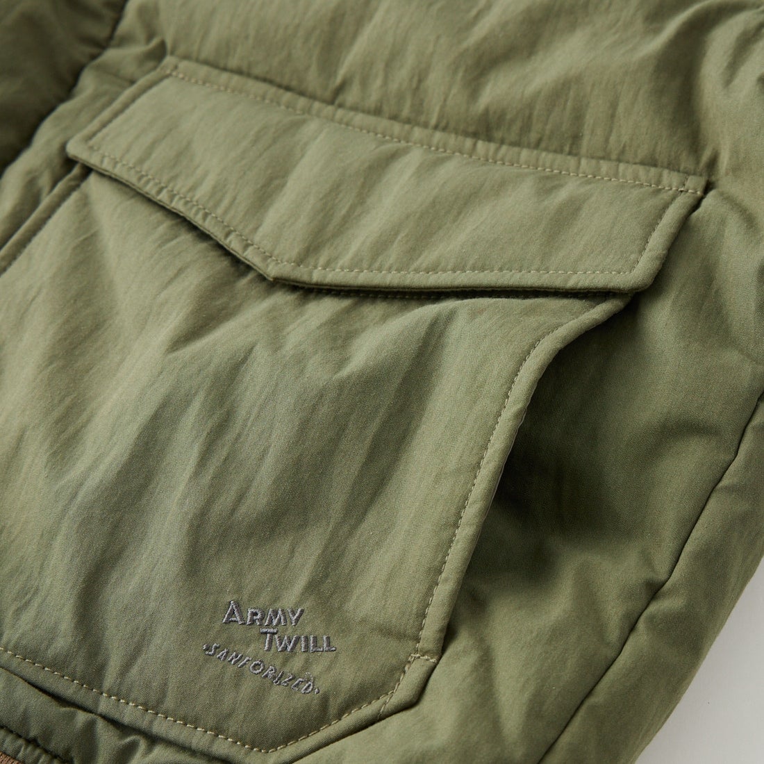 ARMY TWILL SANFORIZED [アーミーツイル サンフォライズド] コットンナイロンブルゾン [AM-2654009] KHAKI