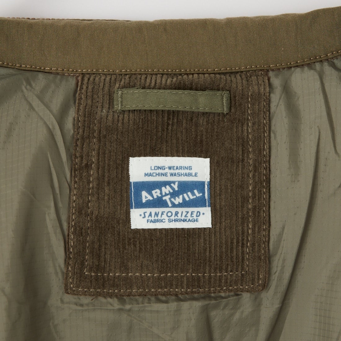 ARMY TWILL SANFORIZED [アーミーツイル サンフォライズド] コットンナイロンブルゾン [AM-2654009] KHAKI