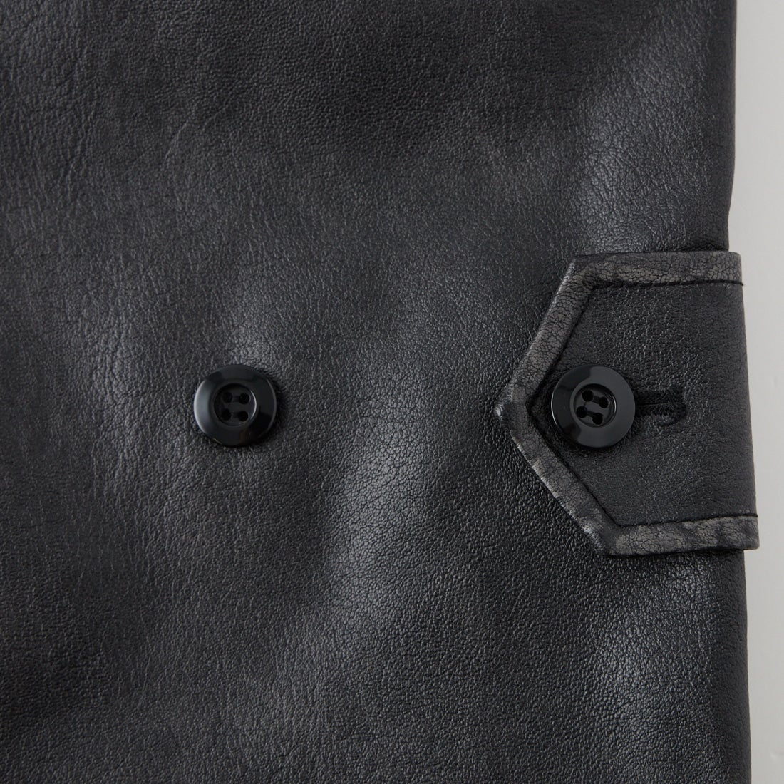ARMY TWILL SANFORIZED [アーミーツイル サンフォライズド] ヴィーガンレザージャケット [AM-2654002] BLACK