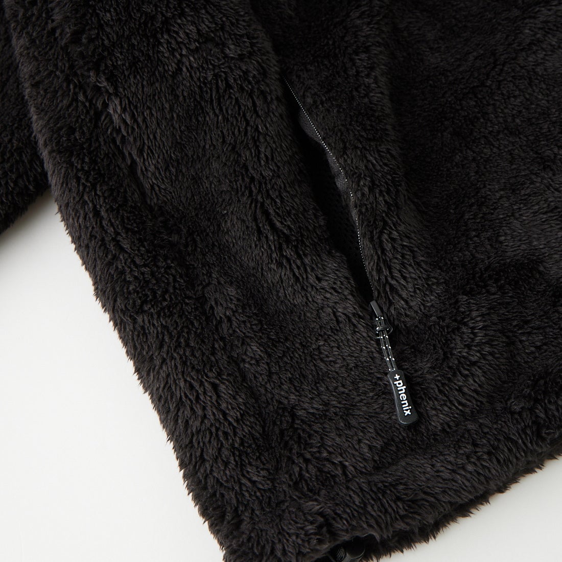 +phenix [プラスフェニックス] 別注 ボアジャケット [POO-26116IN-JF] BLACK