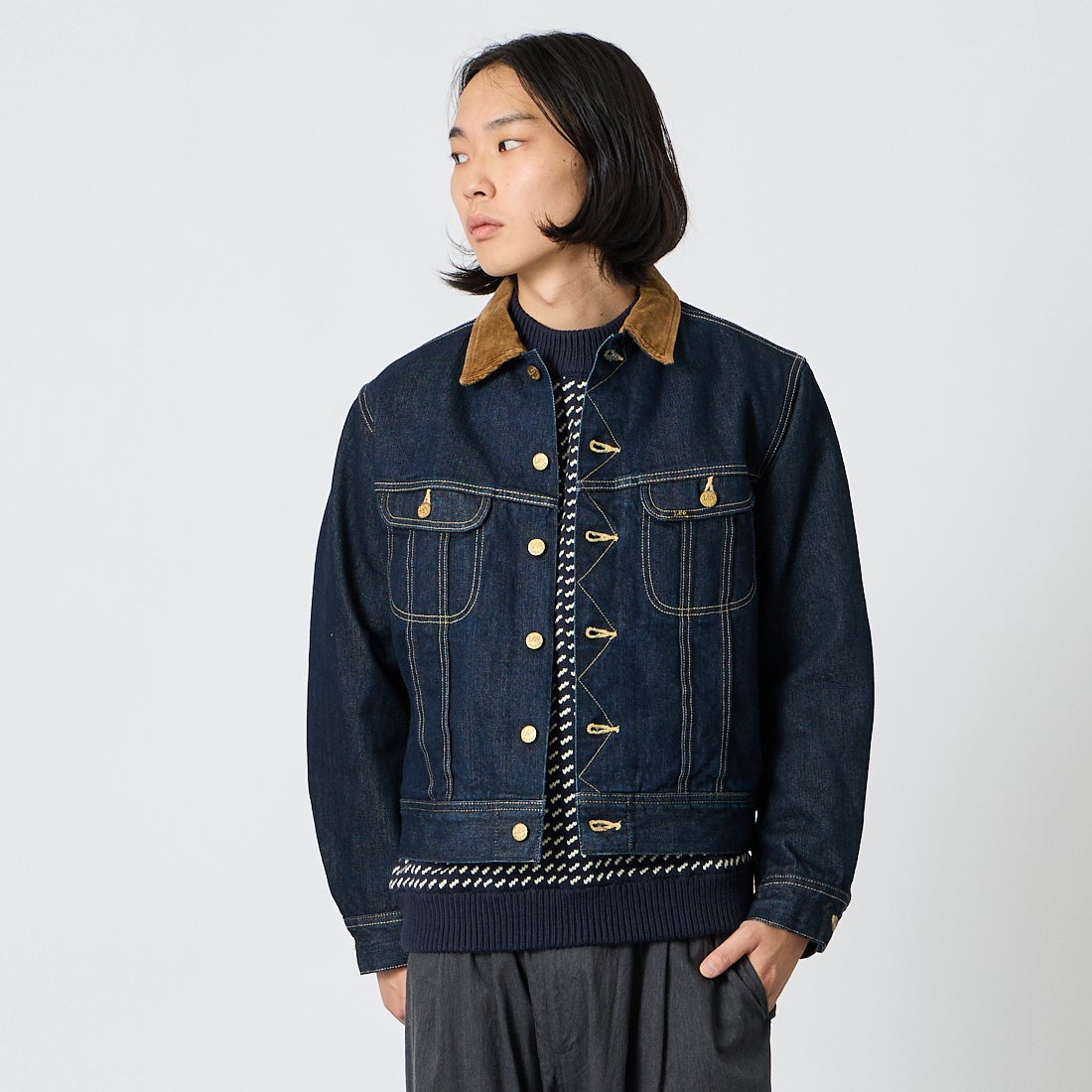 200 RINSE&&モデル身長：175cm 着用サイズ：M&&