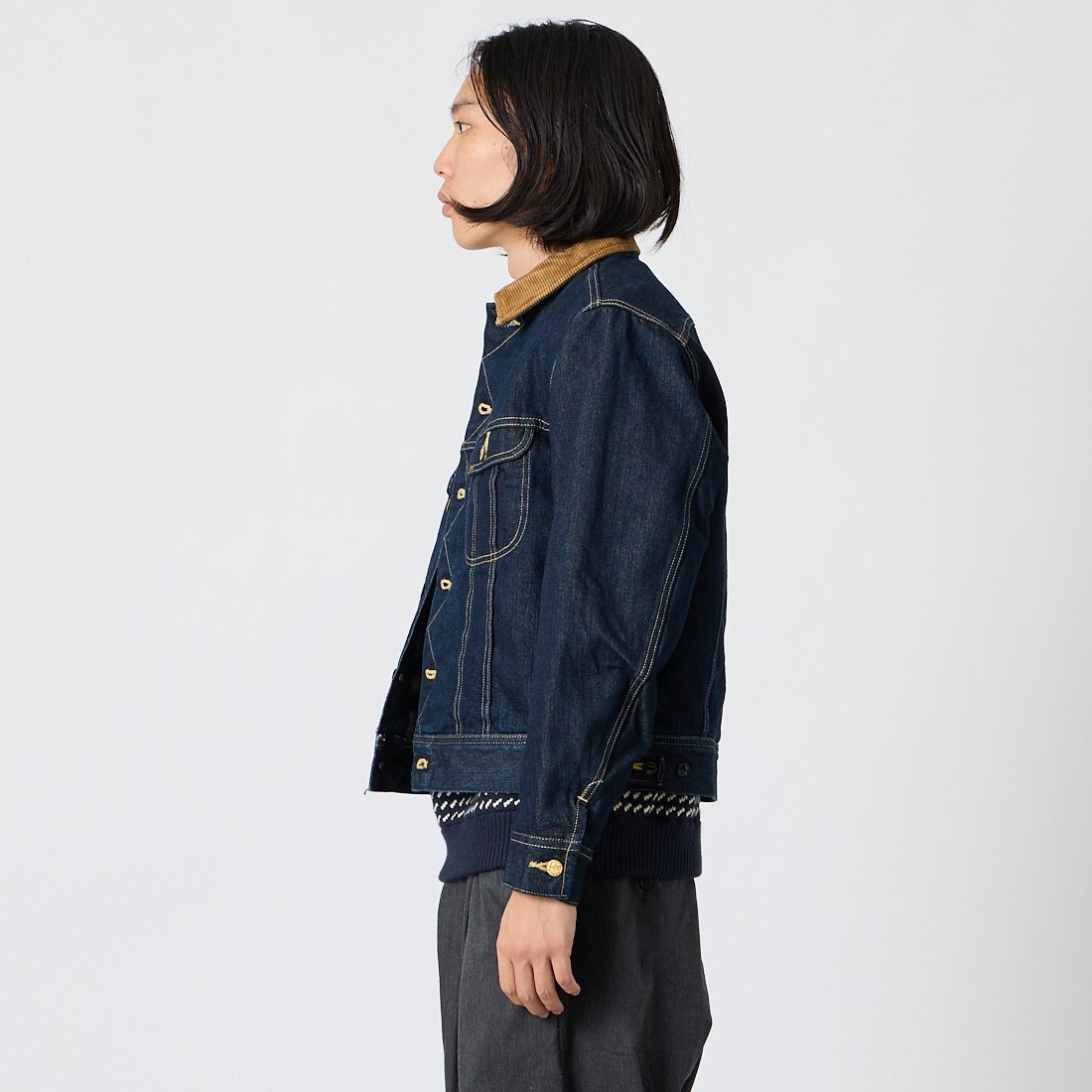 LEE [リー] ストームライダー [LM5110] 200 RINSE &&モデル身長：175cm 着用サイズ：M&&