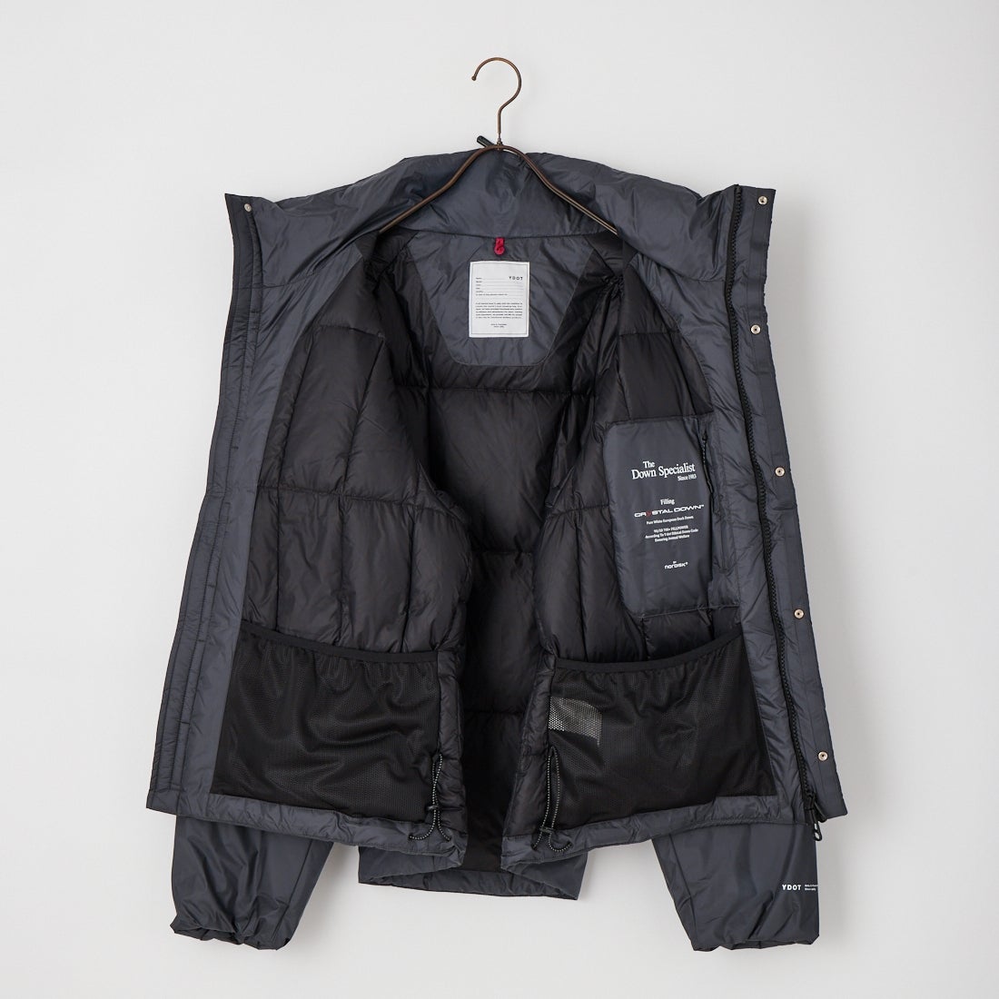YDOT [ワイドット] コンツアー ダウンジャケット [YU41803] SMOKE BLK